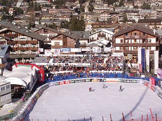 lo stadio pronto per la festa